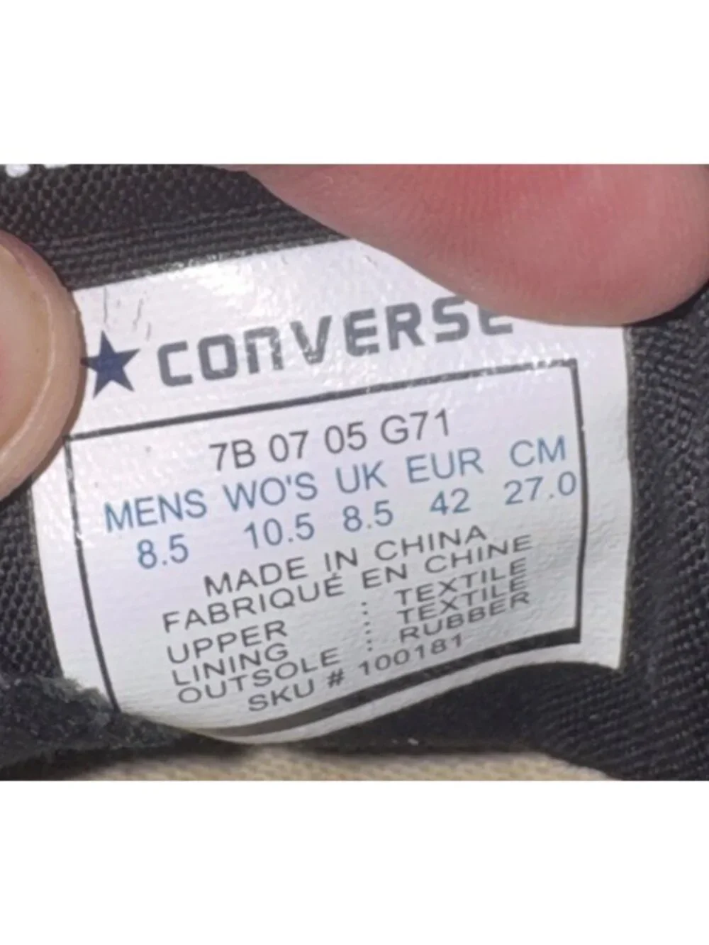 RARE Converse Chuck Taylor All Star Hi Sailor Jerry Mens Athletic Shoes Size 8.5